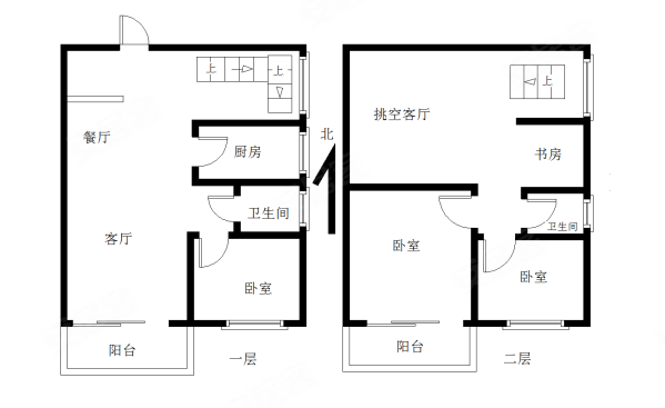 古龙公寓3室2厅1卫75.63㎡南450万