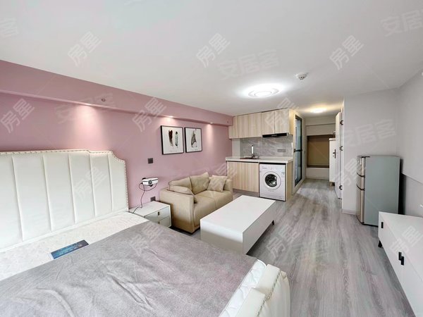 昆明五华龙泉路万彩城(商住楼)万彩城城市花园 精装少女系单人公寓