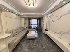 广汉行政广场北区公园恒大首府！带地暖！中央空调！精装修出租房源真实图片