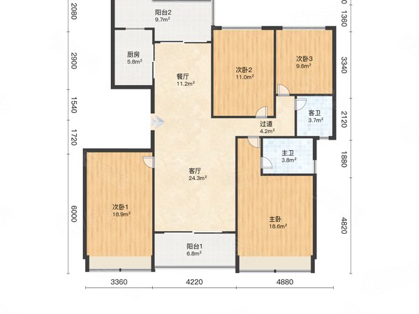 【多图】前海天境花园,前海租房,免中介费 前海天境花园 4室2厅2卫