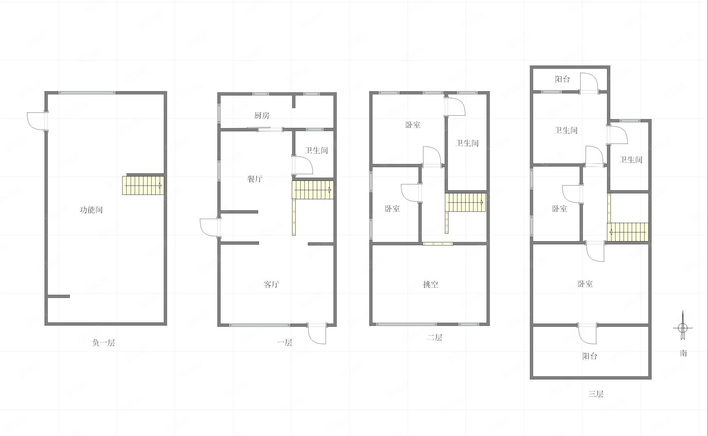 融城华府(别墅)4室2厅2卫203.72㎡南北198万