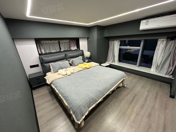 阜宁凤凰汇(商住)凤凰汇公寓现代无主灯格局智能声控旋转楼梯智能家居