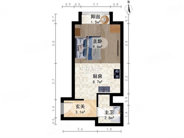 和平翰林公馆户型图图片