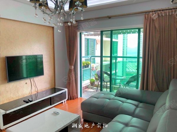 【多图】皇御苑(二期),皇岗租房,直租(0中介)70平东南朝向,看花园,大2