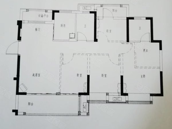 泉州洛江双阳街道翰林合著翰林合著 4室2厅2卫出租房源真实图片