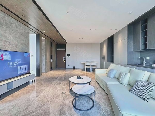 北京通州北关新光大中心六号线豪华公寓art park精装平层两居室地暖