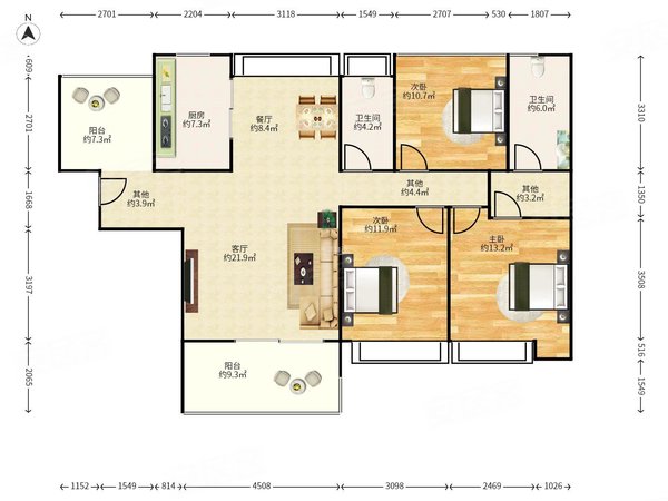 深圳福田香蜜湖安峦公馆深国交,红岭实验旁,楼下地铁口,车位充足,采光