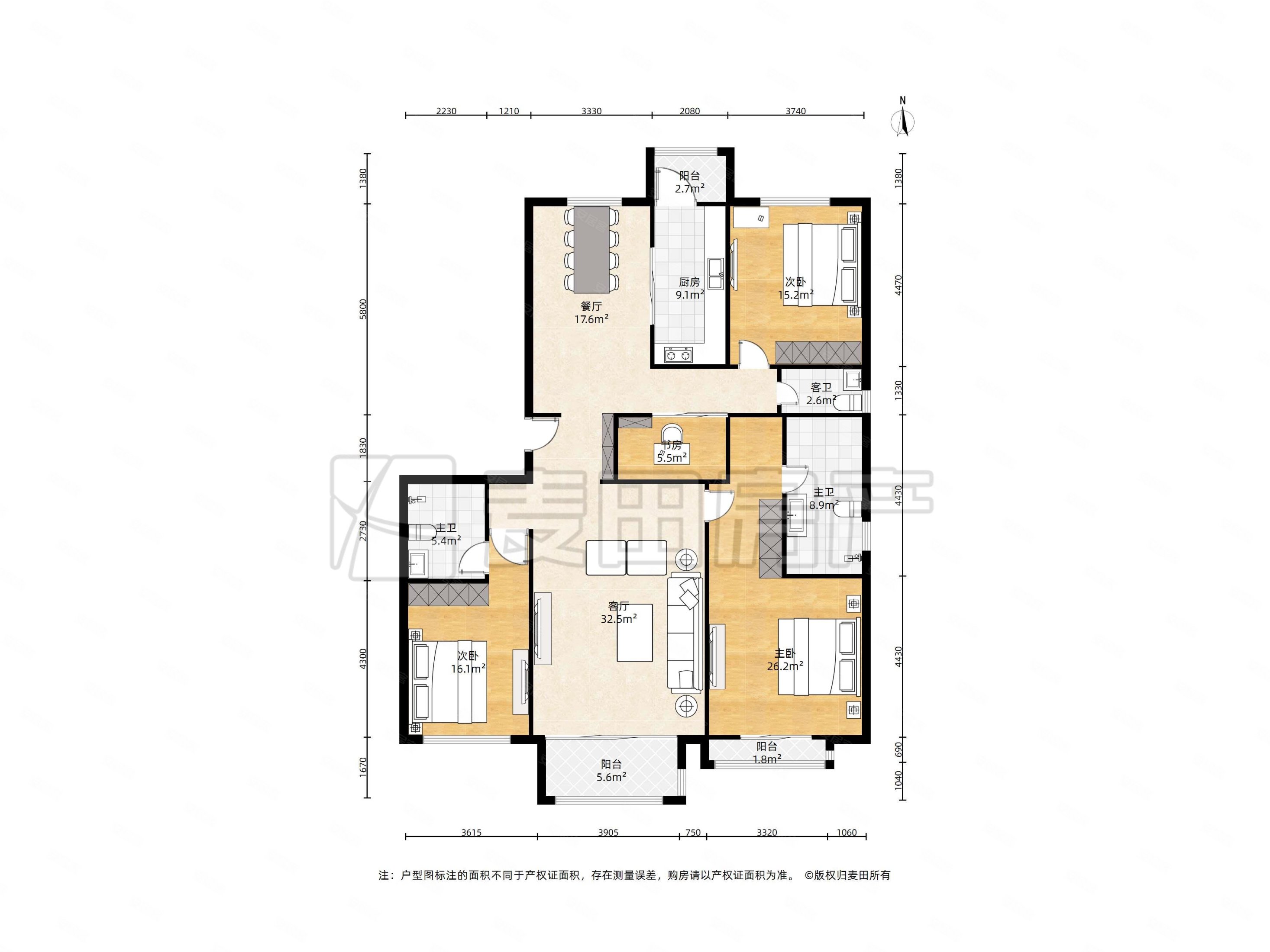 国奥村边户双明卫三居室 带车位 亚 行旁