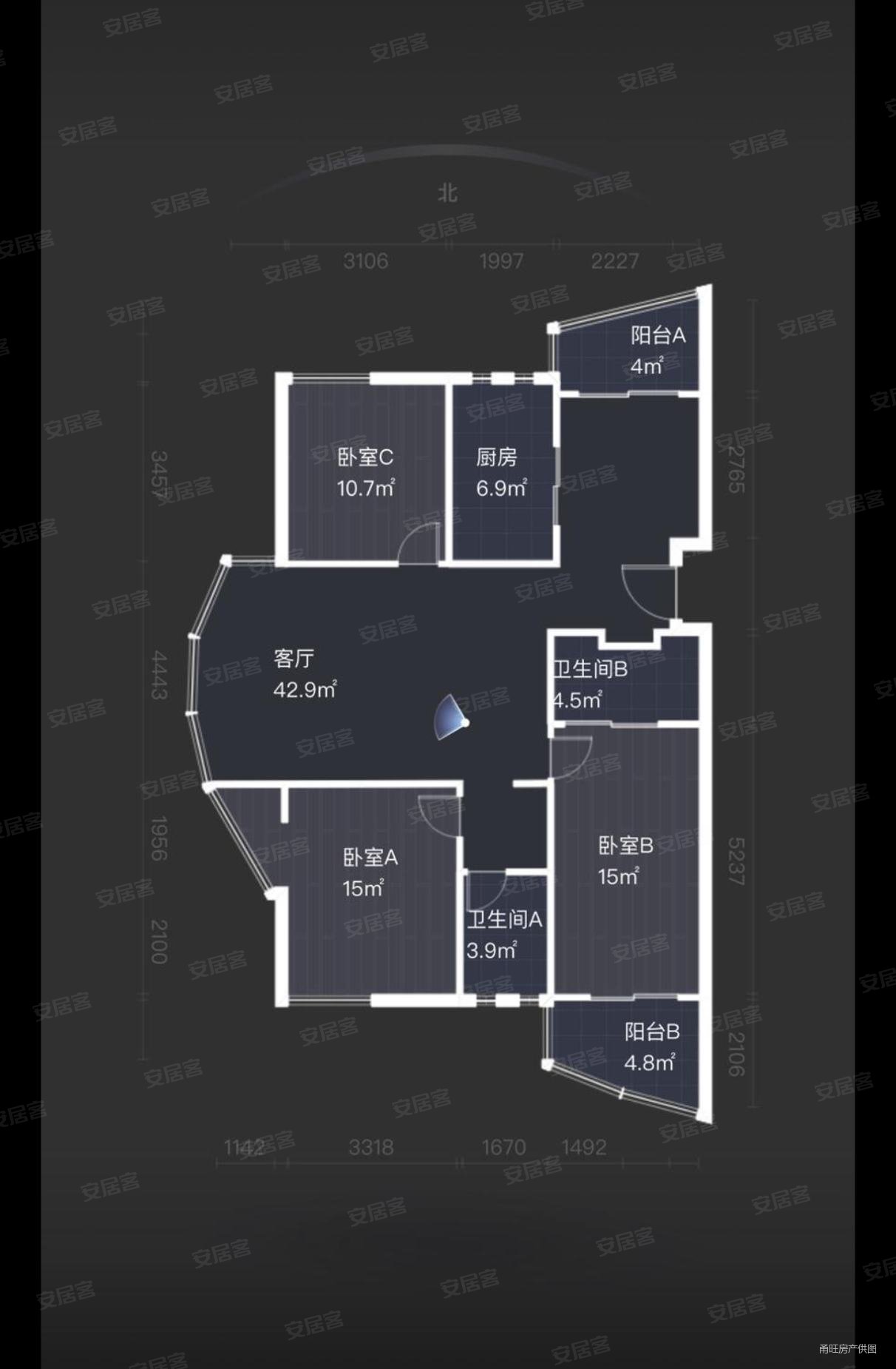 北岸琴森3楼诚心出售朝南商品住宅近地铁配套成熟