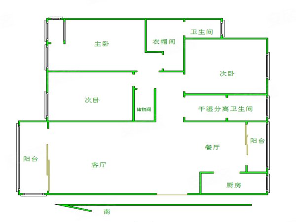 无锡滨湖太湖万科城市花园(一区)万科城市花园(一区) 3室2厅2卫  精