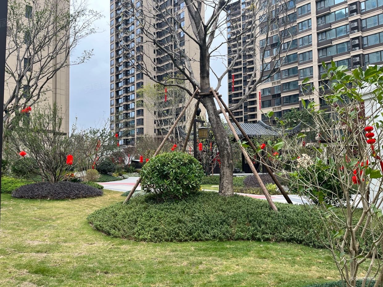 中式园林景观石狮建发泱著94平三房两厅两卫性价比