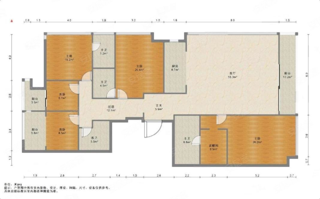 绿城杨柳郡 电梯23楼头排江景 大平层 15中急售,绿城