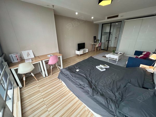 苏州吴中城南石湖东路27号大楼抱家公寓精装一室出租,近宝带桥南地铁