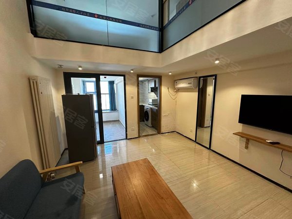 济南历城王舍人恒大城(商住楼)可短租三个月,精装复式公寓,下楼地铁口