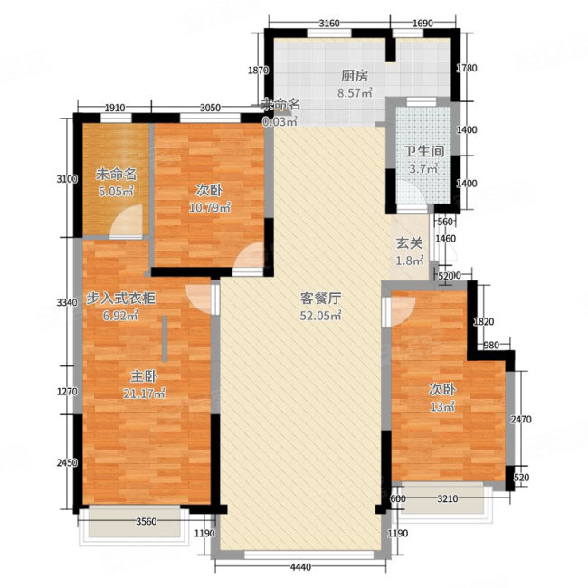 龙湖原府(别墅)5室2厅6卫342.12㎡南北480万