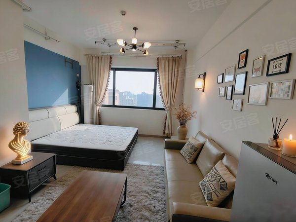 徐州云龙万达广场云龙华府(商住楼)云龙华府公寓，押一付一，可短租，云龙万达广场，宝龙广场精装修出租房源真实图片