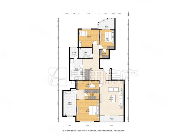 北京朝阳酒仙桥丽都水岸南北通透 3室2厅  丽都水岸出租房源真实图片