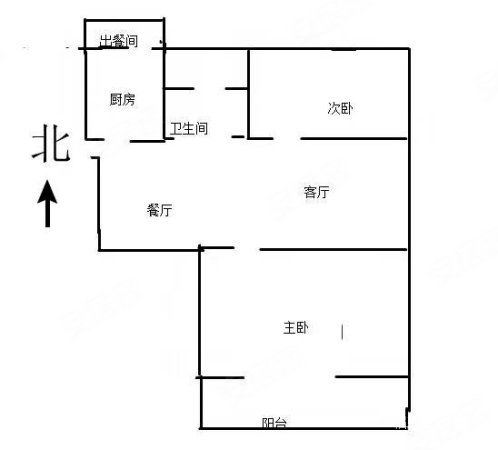 柏林春天2室2厅1卫90㎡南北41万