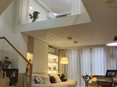 镇江丹阳八佰伴市中心金鹰八佰伴旁loft复式电梯公寓,全新现代装修出租出租房源真实图片