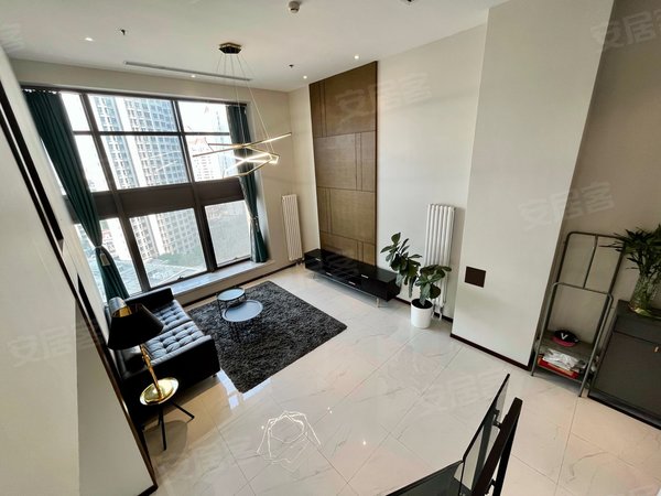 天津河西下瓦房铂津湾南苑(商住楼)下瓦房 loft 海河大观 精装两室