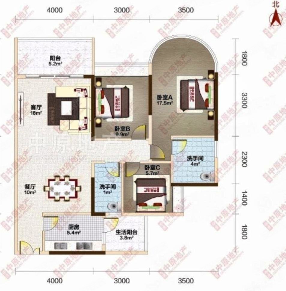 第三金碧花园  近地铁 省级 来电沟通送车位和家电还有管理废
