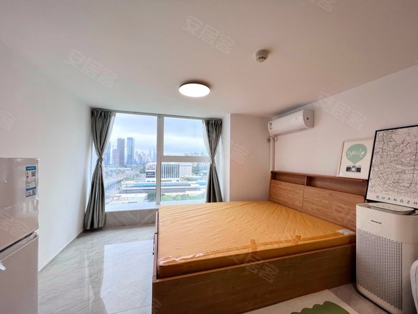 广州黄埔鱼珠鱼珠湾海丝创新中心三溪地铁口 精装电梯单间公寓 带