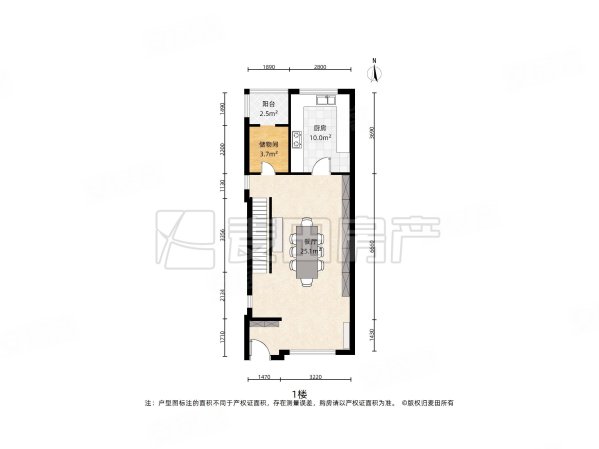 紫玉山庄3室2厅3卫188㎡南北3300万