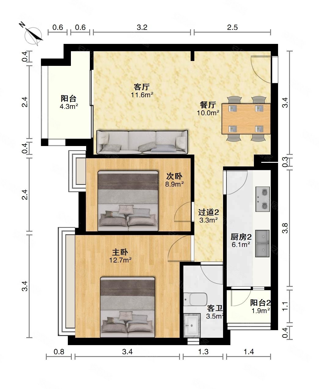 金名都装修好商业配套成熟电梯房高楼层视野好满五