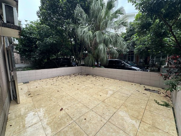 广州番禺新造谷围新邨(别墅)谷围新村,联排别墅三层带前后花园车位