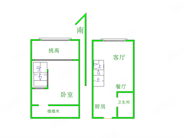 佛奥天佑城1室1厅1卫29.88㎡南31万