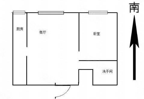 中冶新奥蓝城(东区)1室1厅1卫70㎡南62万