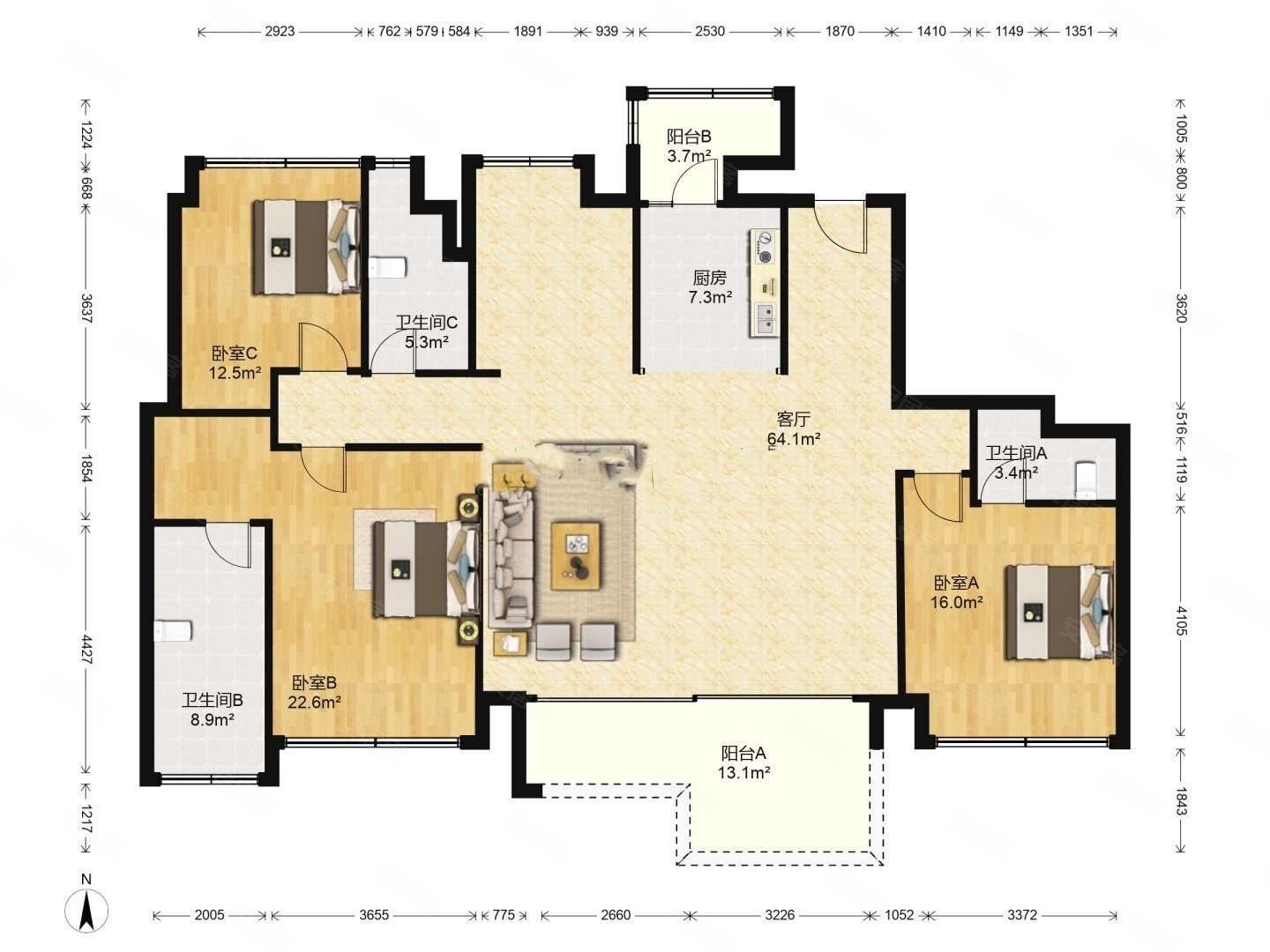 蔚蓝卡地亚花园城蔚蓝轩