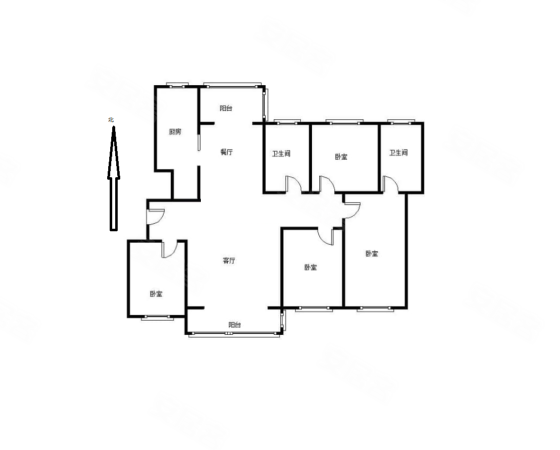 建业春天里(川汇)4室2厅2卫158㎡南北120万