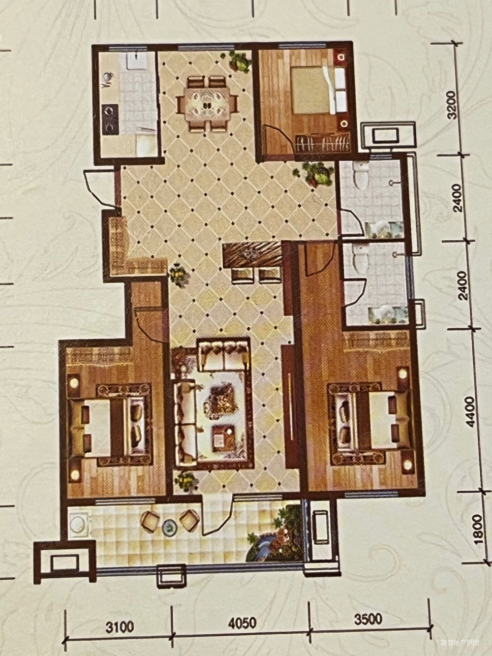 电梯洋房依云小镇精装修南白通透全天采光证过二