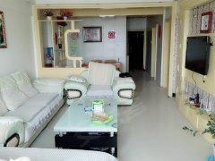 明旺锦城小区高层100平方两室两厅拎包入住，带空调