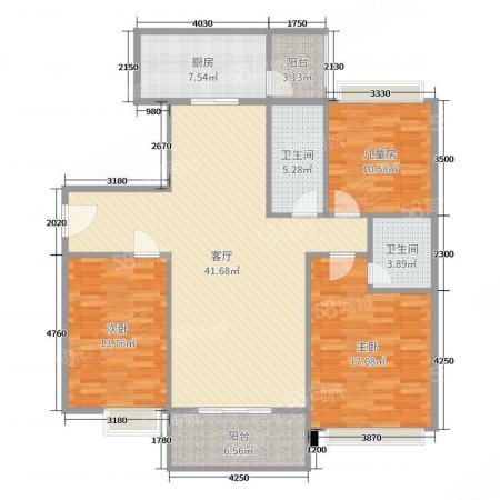 金鱼岭正街28号院3室2厅1卫63㎡东南27万