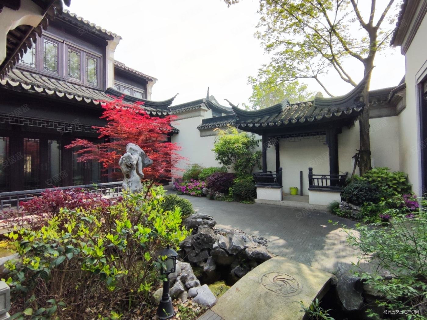 桃花源 南 东边户 大门头 花园旁 诚售 统山只做别墅,苏州桃花源二手