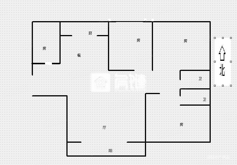 星河国际4室2厅2卫136㎡南北105万