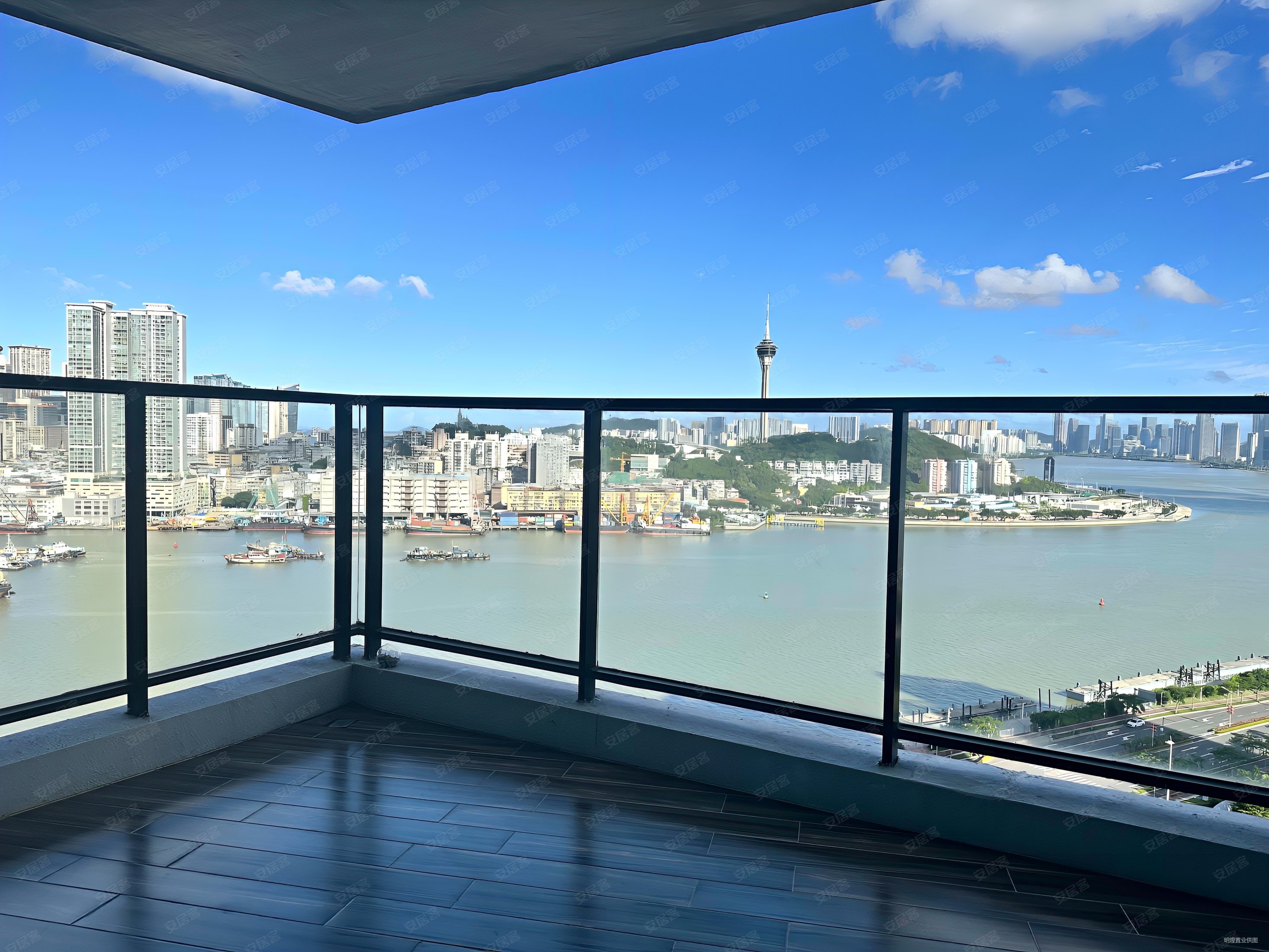 华发峰景湾豪装一线澳门烟花夜景10米大阳台东向通透4房