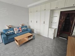 典雅居公寓精装一室，家具家电齐全，包物业暖气费。