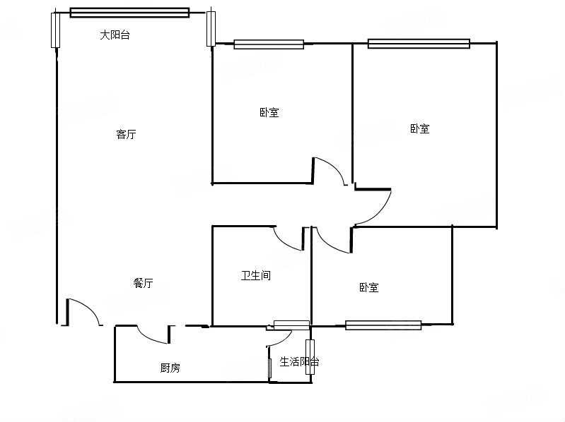 小高层水城印象成色好南北通透高楼层视野无遮挡