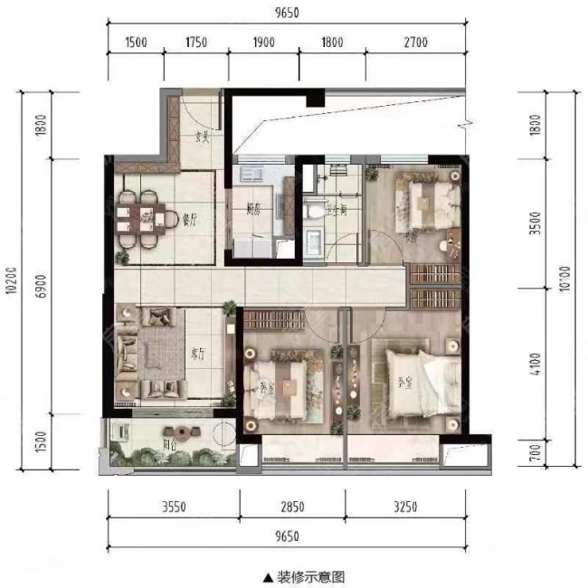 融创文旅城 3室2厅2卫 交通便利