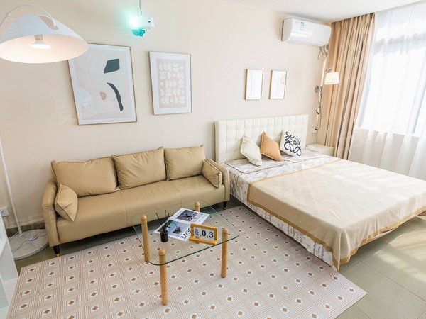 深圳罗湖国贸庆安大厦国贸地铁口 电梯高层公寓 家电齐全 民水民电 带