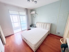济南历下CBD无中介F!可月付!燕山新居主卧阳台 省立东院 龙湖天街出租房源真实图片