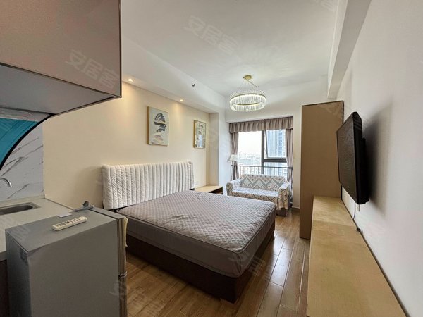 奥园国际公寓 豪华平层单间 朝南向采光好 楼下地铁口,番禺租房-广州