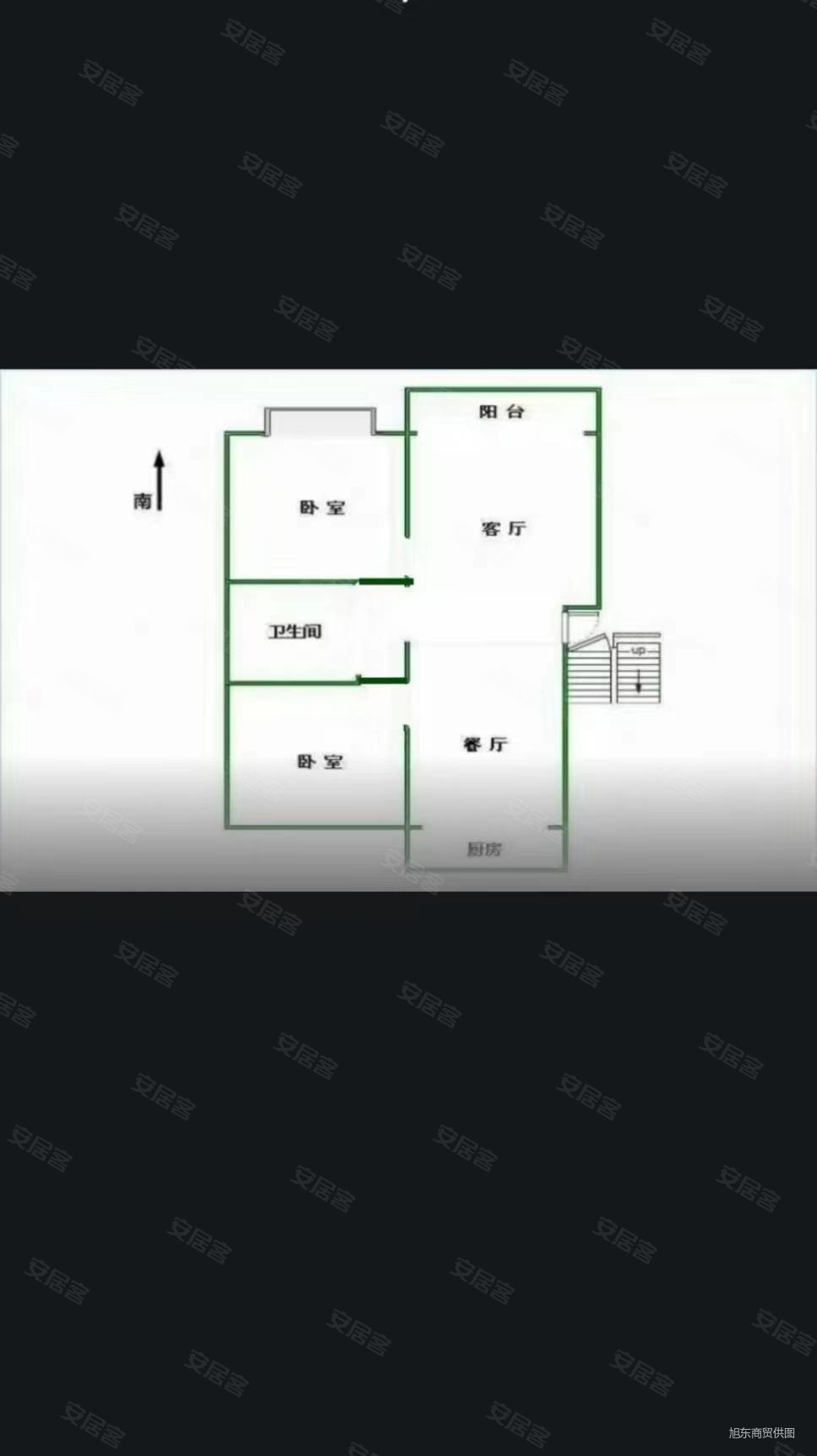 铁路小区(白银区)2室2厅1卫64㎡南北23万