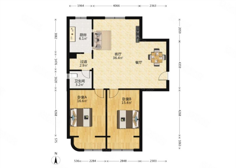 武汉大厦 东南北三面采光 家楼下就是地铁口 直派松柏中学