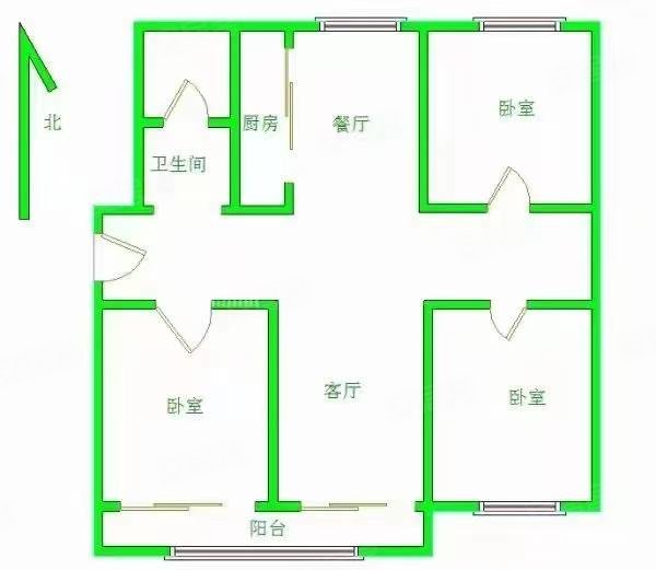 一诺绿苑龙城B区3室2厅2卫139㎡南北79万