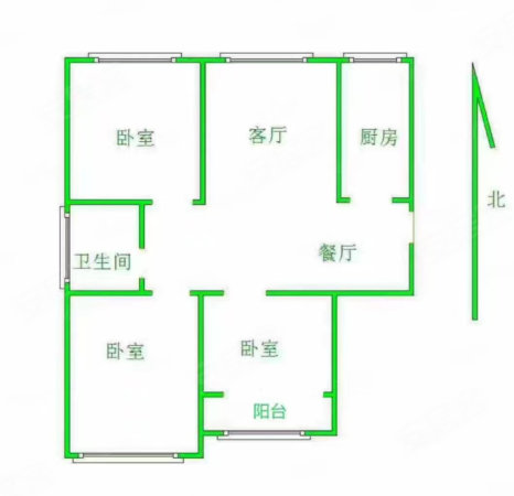 七里河佳洲美地3室2厅2卫136㎡南北84.3万