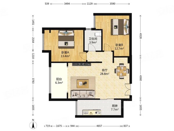 【多图】保利香雪,南桥寺租房,新上保利香雪 精装修两房 配套齐全